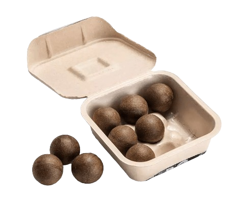 imballi in polpa di cellulosa per caff&egrave;